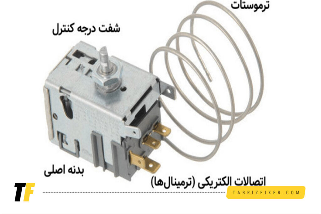 خرابی ترموستات یخچال 2