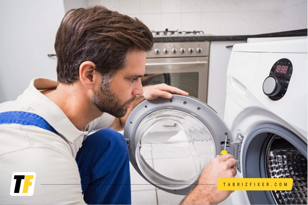 چرا ماشین لباسشویی روشن میشه اما نمی چرخه؟