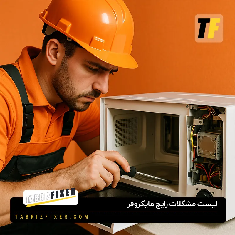 مشکلات رایج مایکروفر