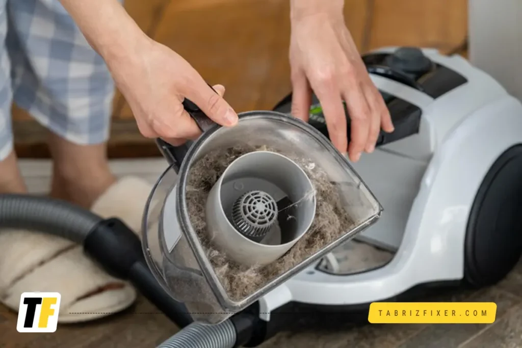 علت مکش نداشتن جاروبرقی