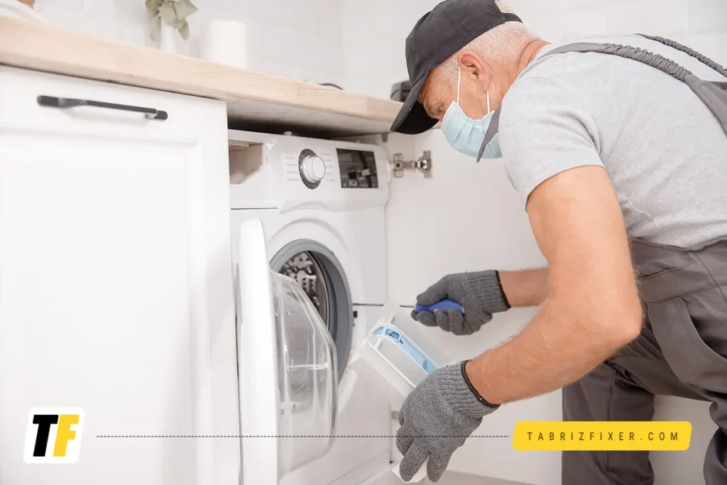 علت از کار افتادن دور تند لباسشویی
