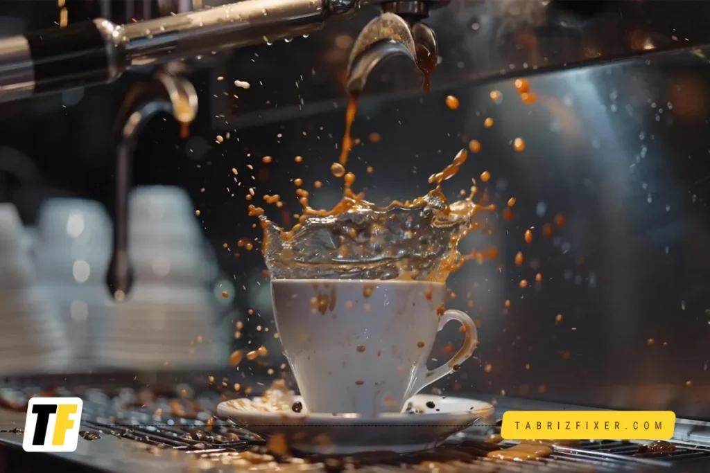 علت ایجاد آب اضافی در سبد قهوه اسپرسوساز